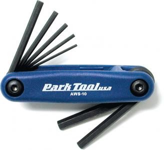 Park Tool USA AWS-10 Fold-up Hex Wrench Set