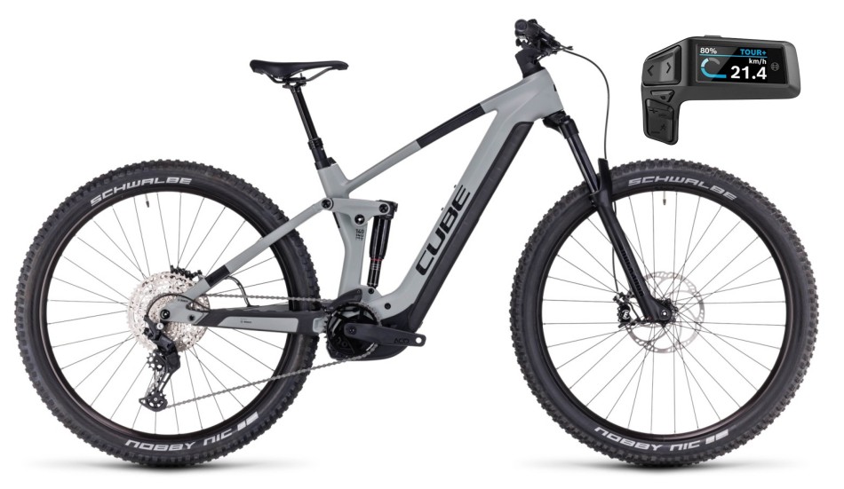 Cube Stereo Hybrid 140 HPC Pro 750 2024 Grey/Black eMTB