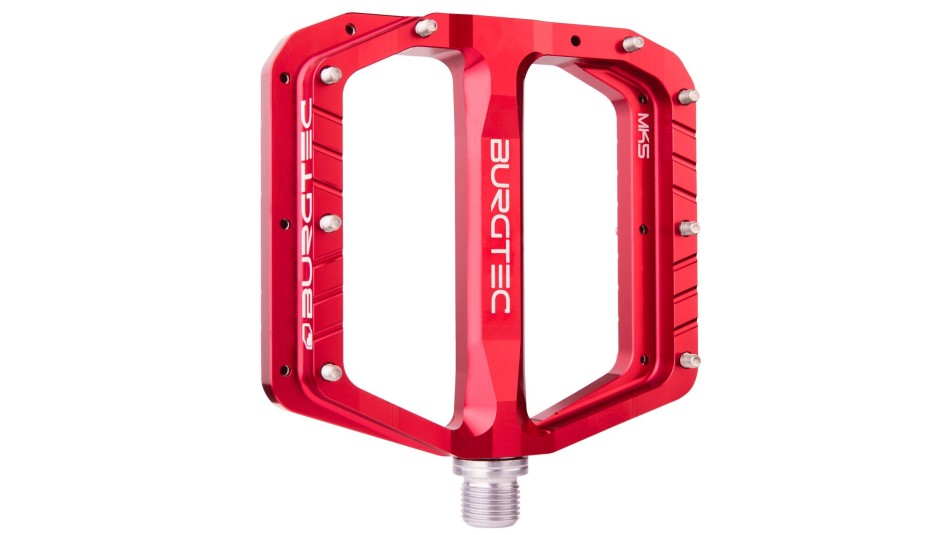 Burgtec Penthouse Flat Mk5 Race Red Pedals