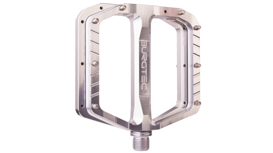 Burgtec Penthouse Flat Mk5 Rhodium Silver Pedals