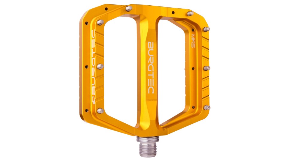 Burgtec Penthouse Flat Mk5 Bullion Gold Pedals