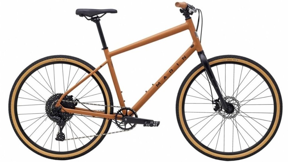 Marin Kentfield 2 2024 Tan Hybrid Bike