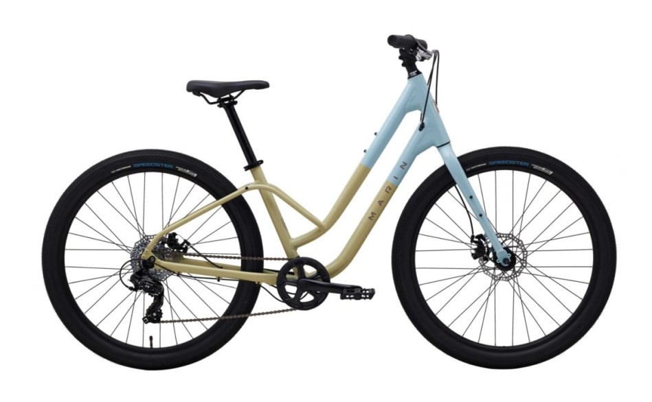 Marin Stinson ST 1 2024 Tan/Blue Comfort Bike