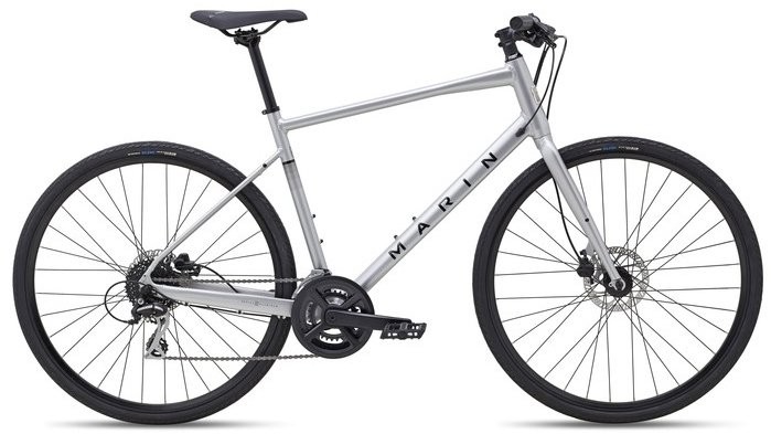 Marin Fairfax 2 2025 Silver Hybrid Bike