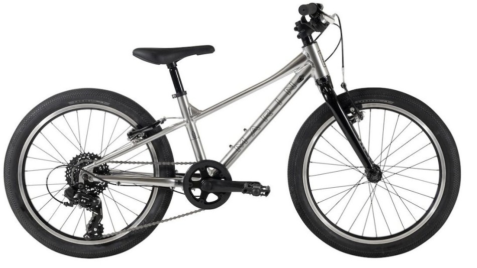 Marin Coast Trail 20 7 2025 Silver/Black 20" Kids Bike