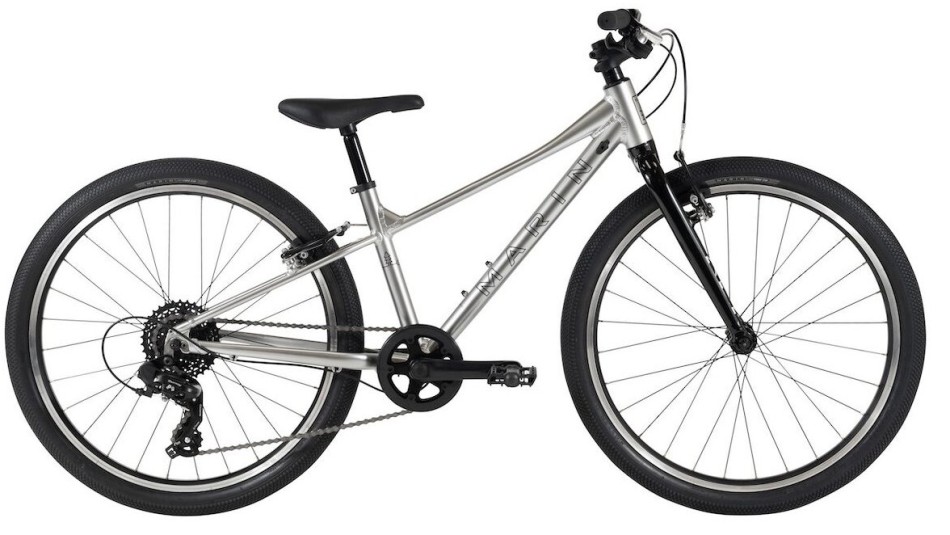 Marin Coast Trail 24 2025 Silver/Black 24" Kids Bike