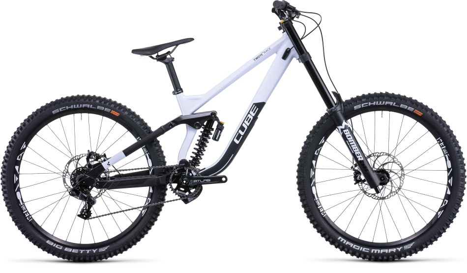 Cube Two15 Race 27.5 2022 White/Black Downhill Bike
