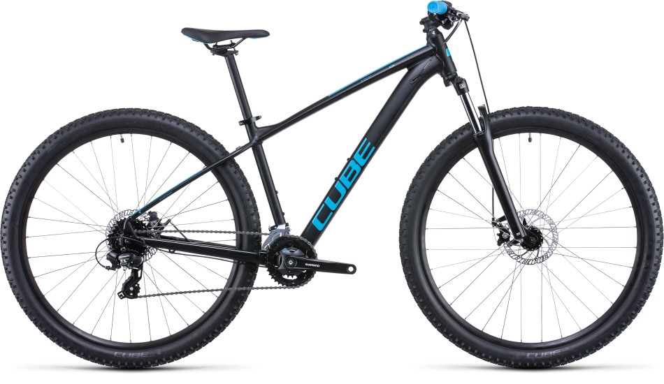 Cube Aim 2022 Black/Blue Mountain Bike