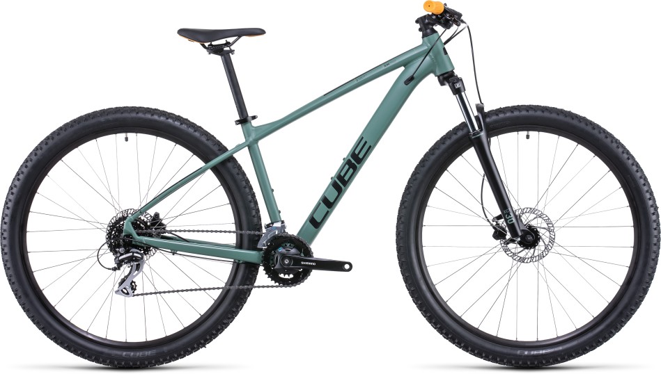 Cube Aim Pro 2022 Olive/Orange Mountain Bike