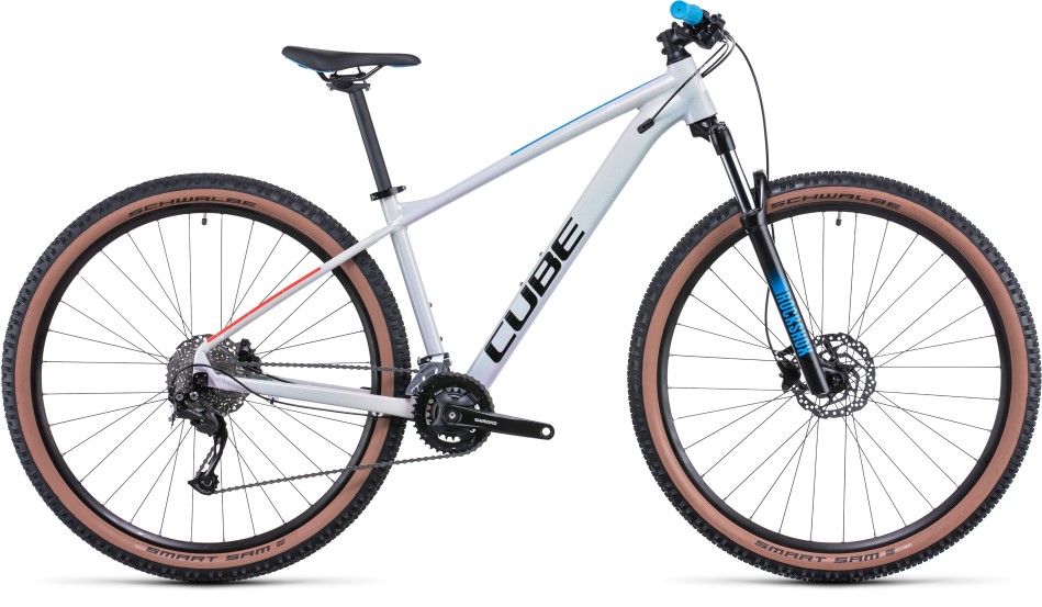 Cube Aim SL 2022 Grey/Blue/Red Mountain Bike