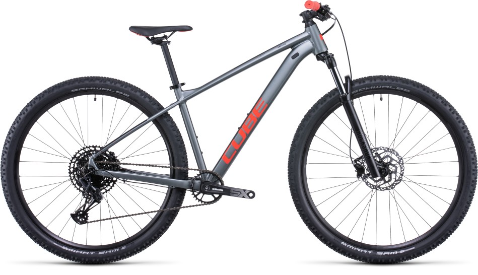 Cube Analog 2022 Grey/Red Mountain Bike