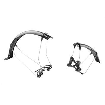M-Part QDR Quick Detach Road Mudguards 700 x 46mm Black