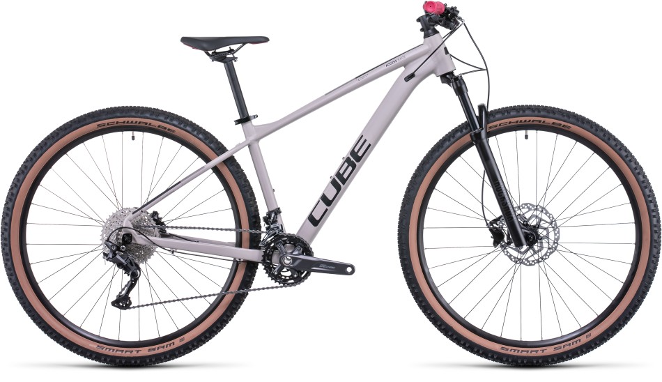 Cube Access WS Race 2022 Oat/Raspberry Women's Mountain Bike