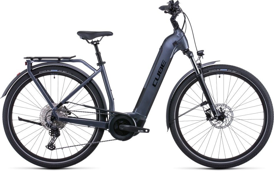Cube Touring Hybrid Pro 500 2022 Easy Entry Grey/Black eBike