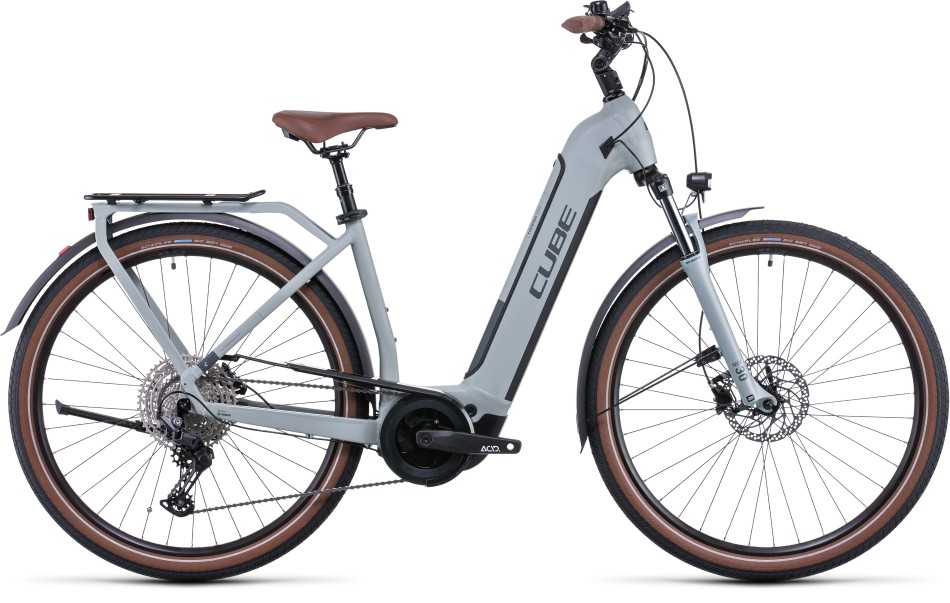 Cube Touring Hybrid Pro 625 2022 Easy Entry Lunar/Grey eBike