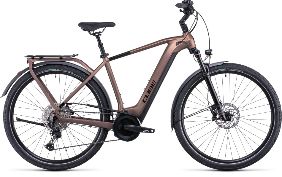 Cube Touring Hybrid Exc 625 2022 Mocha/Black eBike