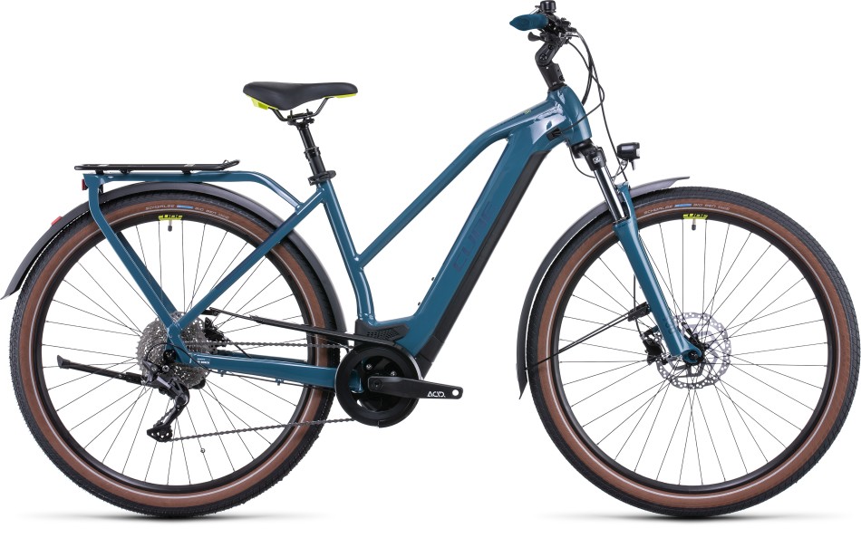 Cube Kathmandu Hybrid One 625 2022 Trapeze Teal/Lime eBike
