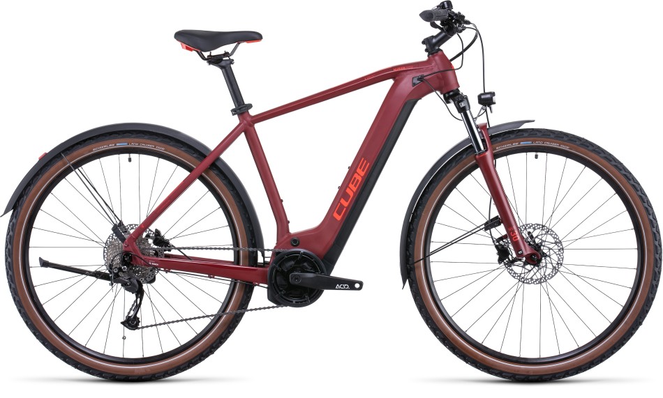Cube Nuride Hybrid Performance 625 Allroad 2022 Red/Red eBike