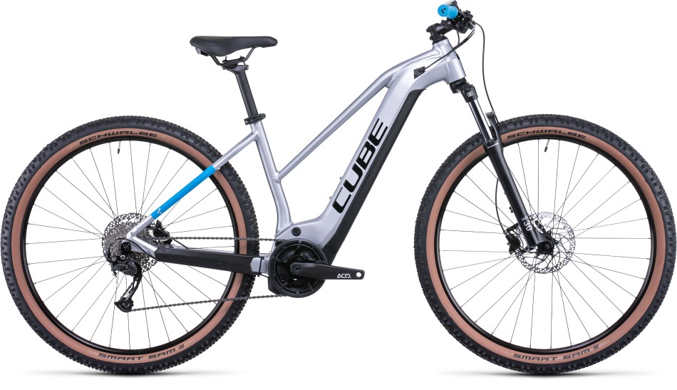 Cube Reaction Hybrid Performance 500 2022 Trapeze Silver/Blue eMTB