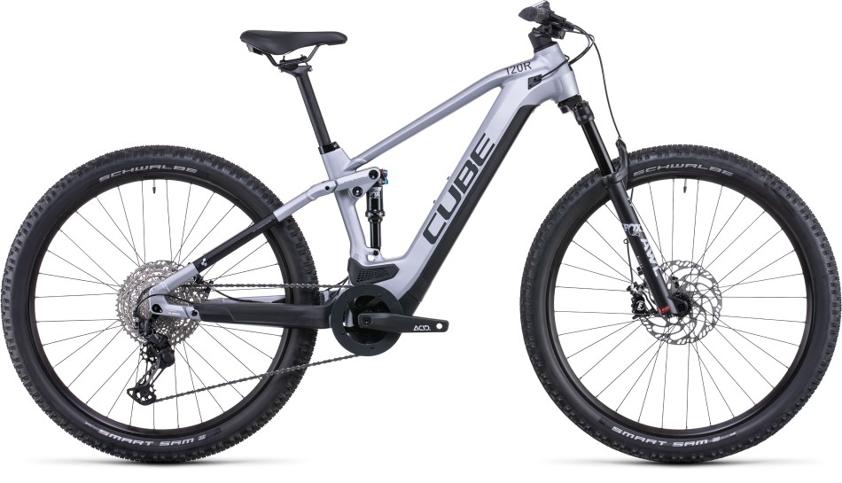 Cube Stereo Hybrid 120 Race 625 2022 Silver/Black eMTB