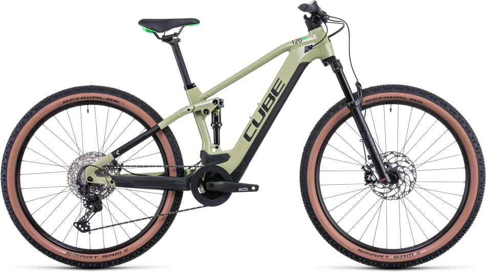 Cube Stereo Hybrid 120 Race 625 2022 Green/Green eMTB