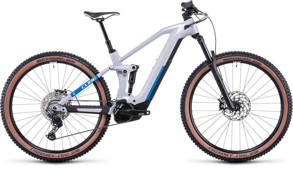 Cube Stereo Hybrid 140 HPC Pro 625 2022 Grey/Blue eMTB