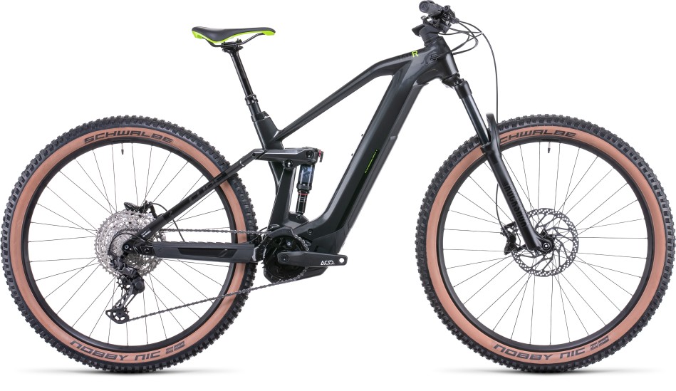 Cube Stereo Hybrid 140 HPC Race 2022 Grey/Green eMTB