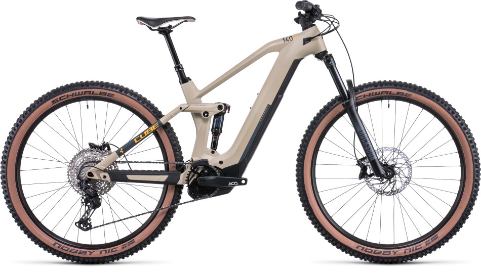 Cube Stereo Hybrid 140 HPC Race 2022 Desert/Orange eMTB