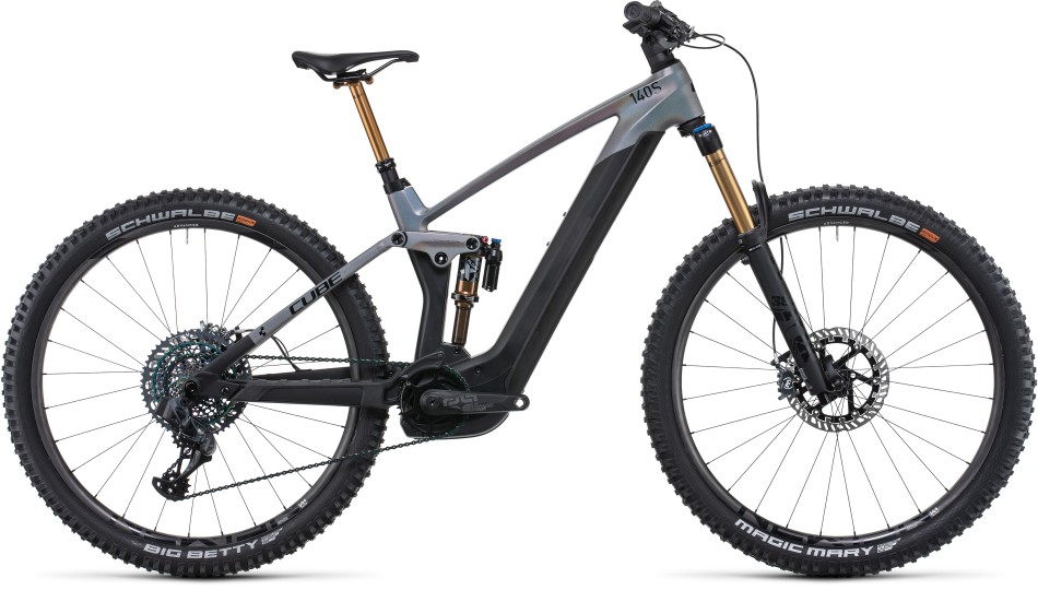 Cube Stereo Hybrid 140 HPC SLT 29 2022 Silver/Carbon eMTB