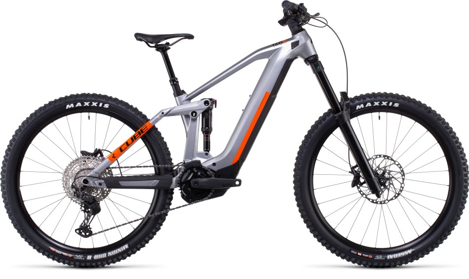 Cube Stereo Hybrid 160 HPC SL 2022 Small Silver/Orange eMTB