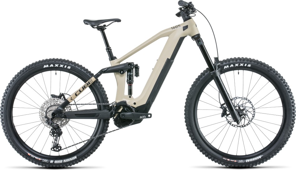 Cube Stereo Hybrid 160 HPC SL 2022 Small Desert/Black eMTB