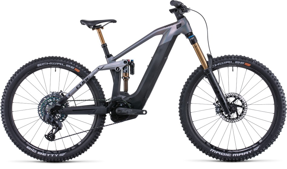 Cube Stereo Hybrid 160 HPC SLT 2022 Small Silver/Carbon eMTB