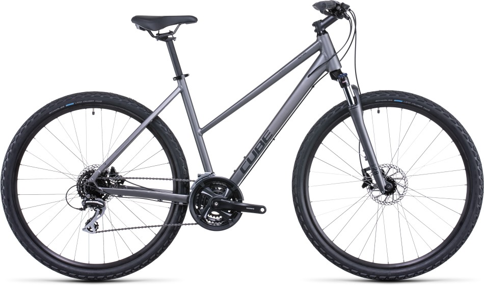 Cube Nature 2022 Trapeze Graphite/Black Hybrid Bike