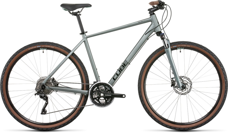 Cube Nature Pro 2022 Green/Black Hybrid Bike
