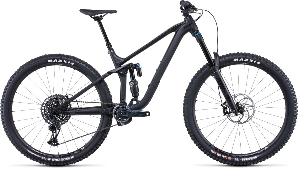 Cube Stereo One77 Pro 2022 Black Ano Enduro Bike