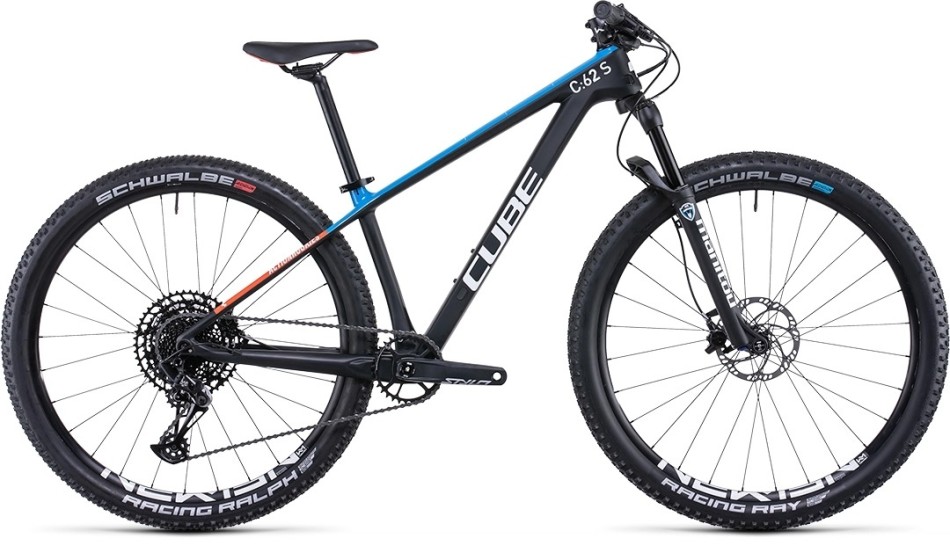 Cube Elite C:62 SL Rookie 2022 Carbon/Blue/Red Kids Bike