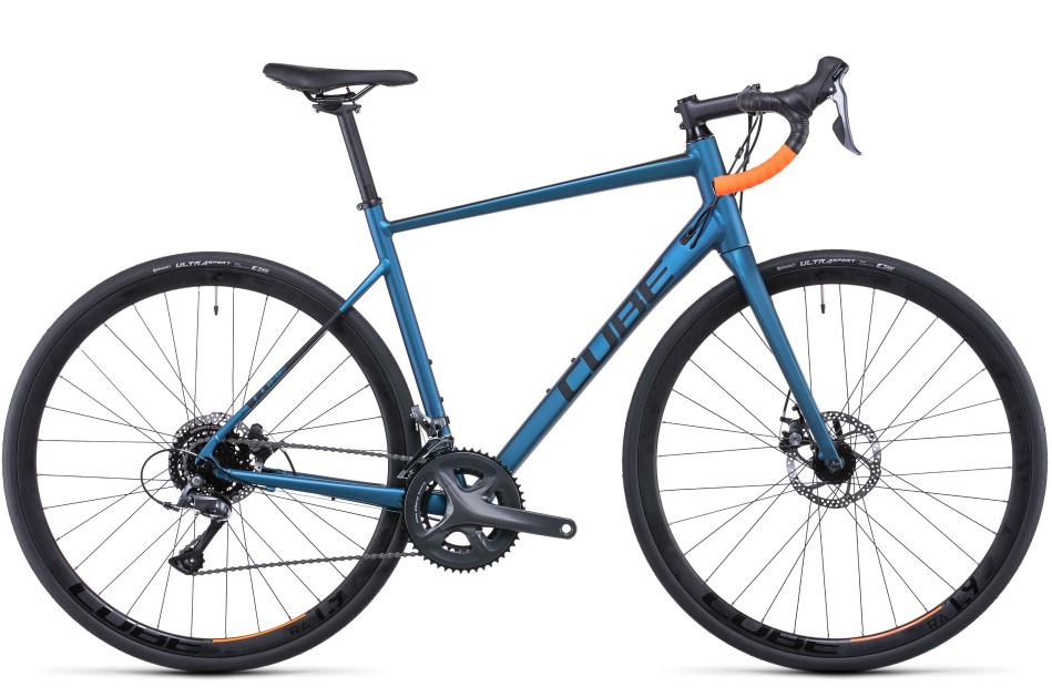 Cube Attain 2022 Blue/Orange Road Bike