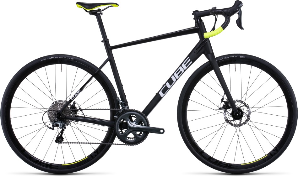 Cube Attain Race 2022 Black/White Road Bike
