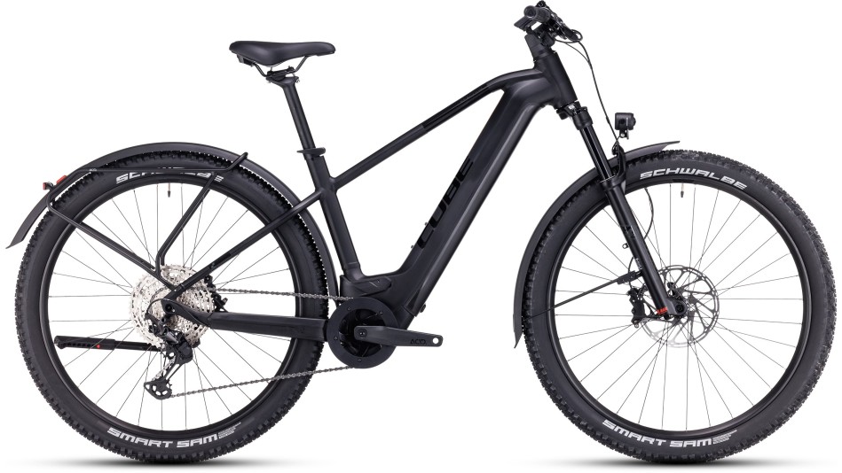 Cube Reaction Hybrid SLX 750 Allroad 2024 Black/Reflex eBike