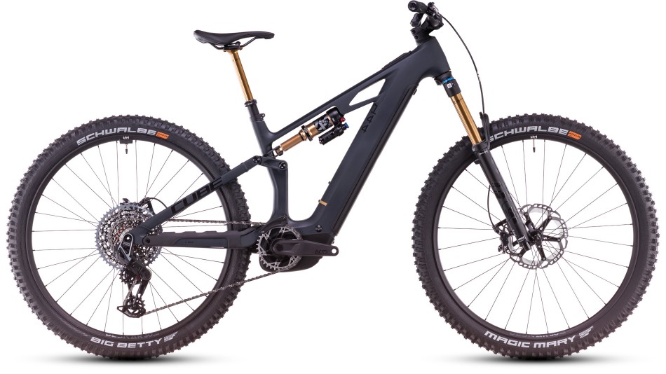 Cube Stereo Hybrid One44 HPC Action Team 800 2025 Carbon/Gold eMTB