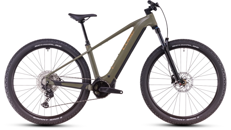 Cube Reaction Hybrid Pro 800 2025 Olive/Gold eMTB