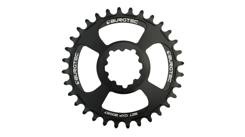 Burgtec GXP Boost 3mm Offset Thick Thin Chainring Black