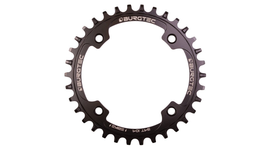 Burgtec E-Bike Steel Thick Thin 104 BCD Chainring 34 Tooth Inside Fit