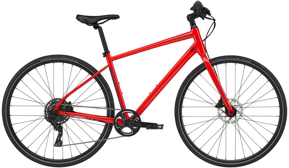 Cannondale Quick 4 2023 Red Hybrid Bike