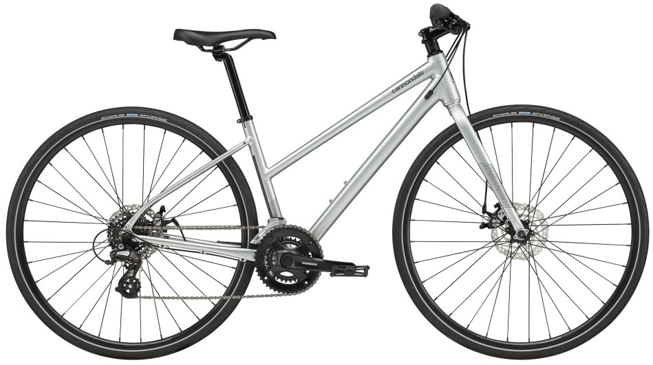 Cannondale Quick 5 Step Thru 2025 Grey Hybrid Bike