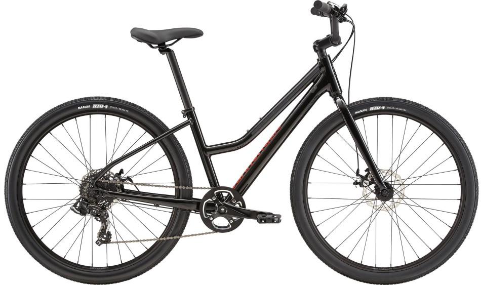 Cannondale Treadwell 3 Step Thru 2024 Black Hybrid Bike