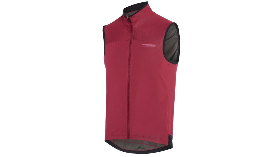Madison RoadRace Men's Windtech Gilet Burgundy