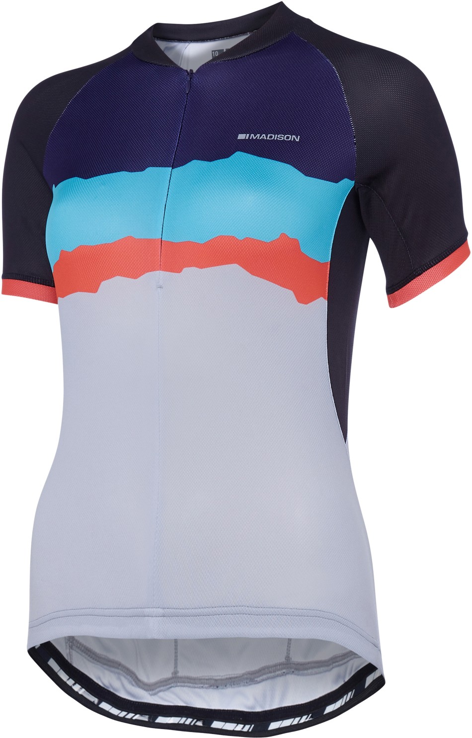 Madison Women's Keirin Short Sleeve Jersey Black/Grey