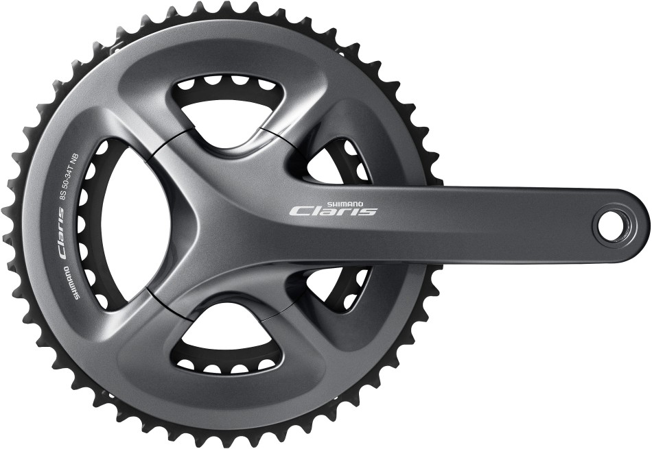 Shimano FC-R2000 Claris Compact 8 Speed Crankset 50/34 Tooth