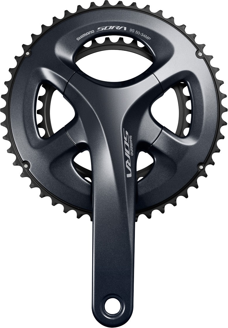 Shimano FC-R3000 Sora Compact 9 Speed Crankset 50/34 Tooth